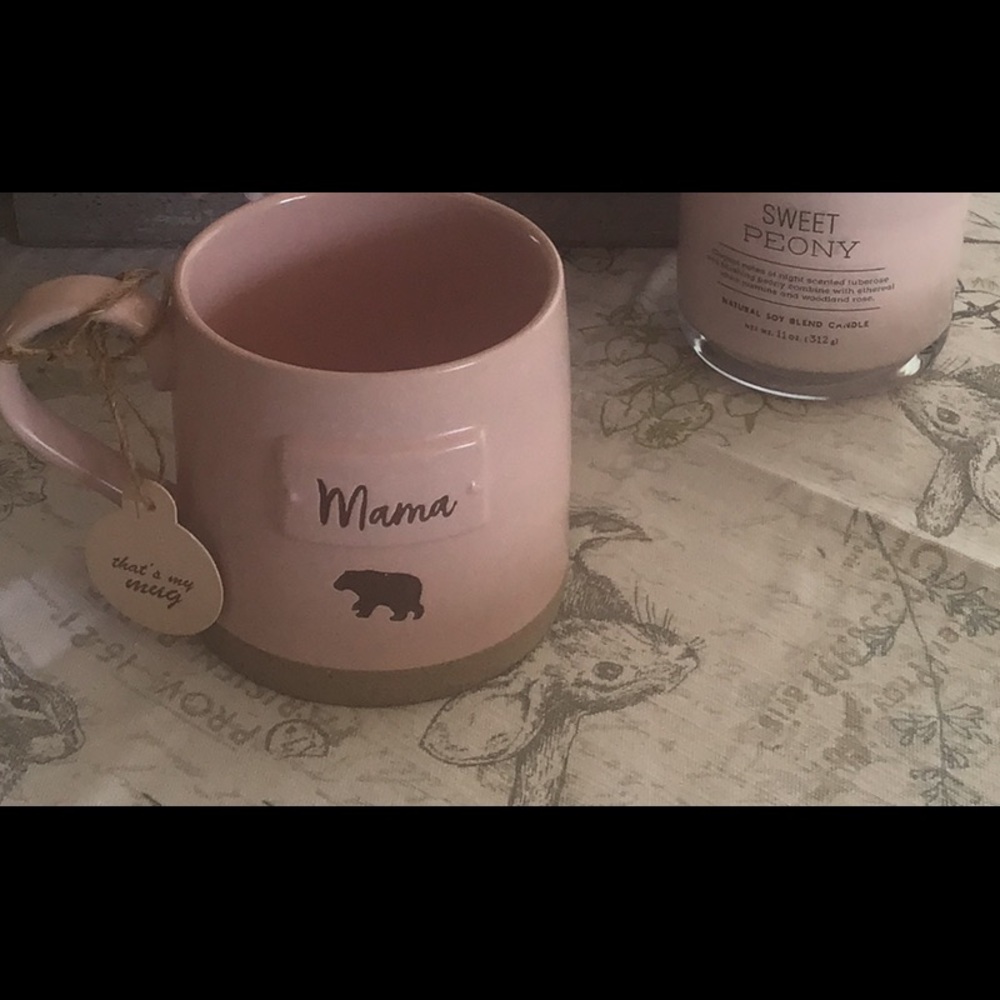 🐻🐻NWT Pink “MAMA BEAR” Mug🐻🐻